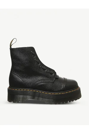 Dr. Martens Womens Sinclair Platform Leather Boots Eur 40.5 / 6.5 Uk Men