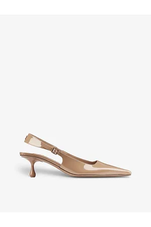 Jimmy Choo Womens Amel 50 Slingback Leather Heeled Courts Eur 36 / 3 Uk Women