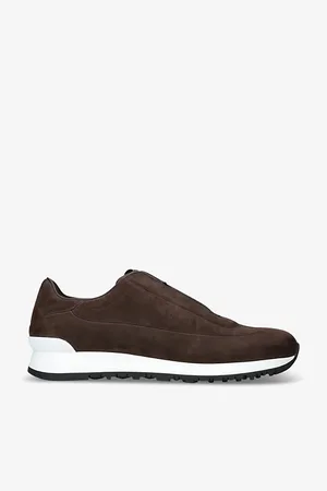 JOHN LOBB Mens Lift Leather Low-Top Trainers Eur 41 / 7 Uk Men