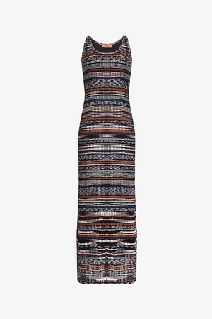 Missoni zigzag-print sleeveless dress - Multicolour