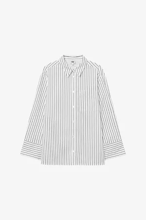 Twist & tango Womens Fiona Stripe-Pattern Cotton Shirt 8