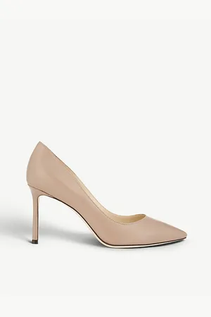 Jimmy Choo Womens Romy 85 Leather Courts Eur 34 / 1 Uk Women