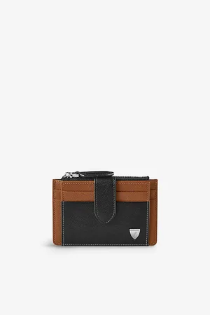 ASPINAL OF LONDON Womens Logo-Embossed Zipped Leather Coin and Card Holder