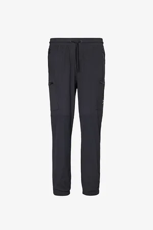 GymShark Mens Rest Day Tapered-Leg Stretch-Woven Trousers S