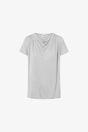 Twist & tango Womens Kalani Draped-Neck Jersey Top S