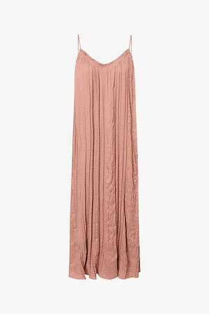 Twist & tango Womens Summer Textured-Weave Polyester Maxi Dress 10