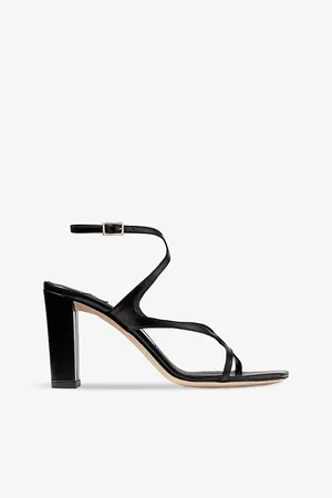 Jimmy Choo Womens Azie 85 Leather Heeled Sandals Eur 36 / 3 Uk Women