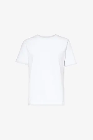 Samsøe Samsøe Womens Camino Crewneck Cotton-Jersey T-Shirt Xs