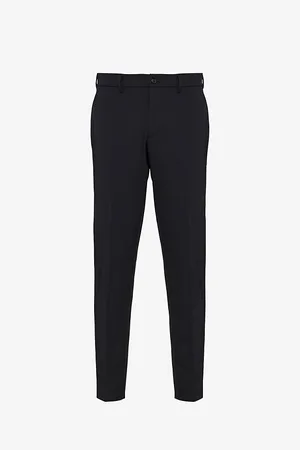 Prada Mens Slim-Fit Straight-Leg Woven Trousers 28