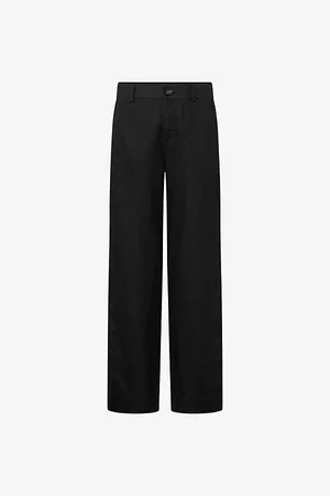 Twist & tango Womens Serena Straight-Leg High-Rise Linen Trousers 8