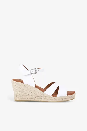 Kurt Geiger Womens Pama Wedge-Heel Leather Sandals Eur 36 / 3 Uk Women