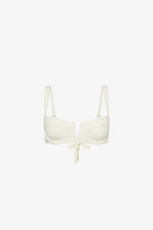 Monday Swimwear Womens Clovelly Plunge-Neck Bikini Top 6