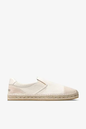 Jimmy Choo Womens Ivan Slip-On Canvas and Suede Espadrilles Eur 41 / 8 Uk Women