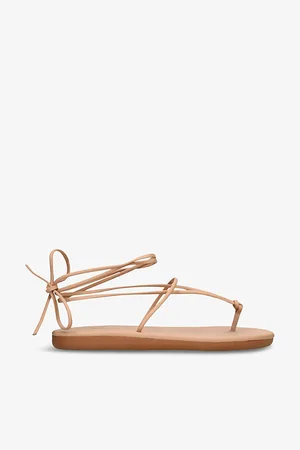 Ancient Greek Sandals Womens Chordi Strappy Leather Flip Flops Eur 39 / 6 Uk Women