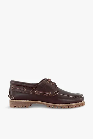 Timberland Womens Noreen Three-Eye Leather Boat Shoes Eur 36.5 / 3.5 Uk Women