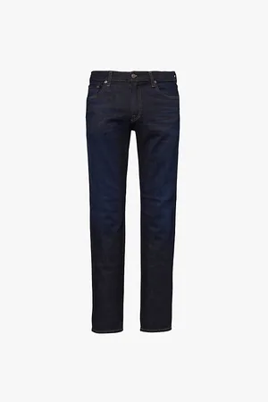 Citizens of Humanity Mens London Slim-Fit Tapered-Leg Mid-Rise Stretch-Denim and Cashmere Jeans 28