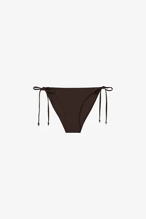 Reiss Womens Riah Side-Tie Low-Rise Stretch-Woven Bikini Top 6