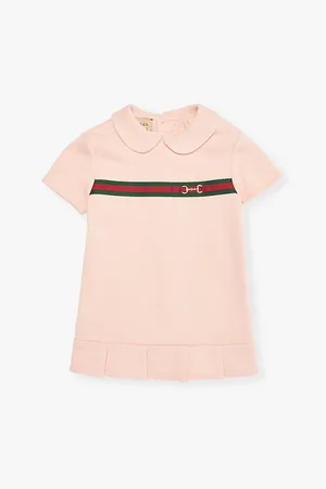 Gucci Branded Short-Sleeved Cotton-Jersey Dress 6 Months - 3 Years 6-9 Months