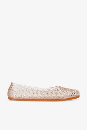 Ancient Greek Sandals Womens Iro Mesh-Textured PVC Ballet Flats Eur 36 / 3 Uk Women
