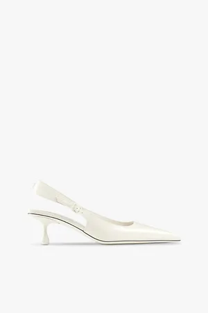 Jimmy Choo Womens Amel Pointed-Toe Sling-Back Patent-Leather Heeled Courts Eur 36 / 3 Uk Women