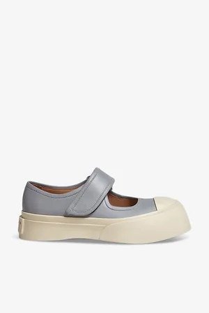 Marni Womens Pablo Leather Mary Jane Trainers Eur 35 / 2 Uk Women