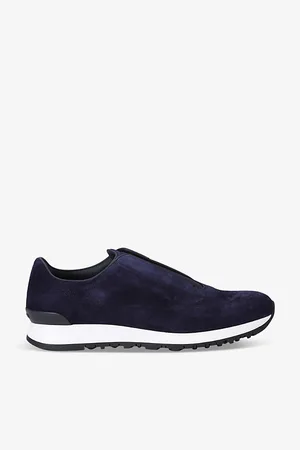 JOHN LOBB Mens Lift Leather Low-Top Trainers Eur 40 / 6 Uk Men