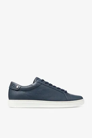 Jimmy Choo Mens Rome M Logo-Embossed Leather Low-Top Trainers Eur 41 / 8 Uk Women