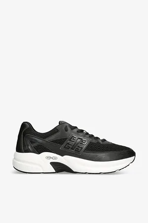 Givenchy Mens Nfnty-52 Faux-Leather and Mesh Low-Top Trainers Eur 40 / 6 Uk Men