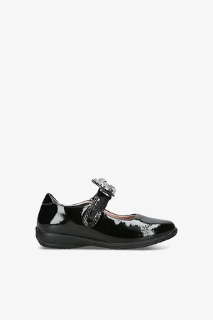 Lelli Kelly Bianca Unicorn-Embellished Patent-Leather School Shoes Eur 25 /7.5 Uk Kids