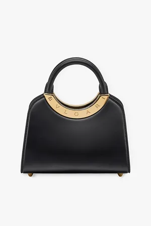 Bvlgari Womens Roma Mini Leather Top-Handle Bag 1 Size