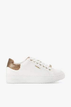 Carvela Womens Dream 2 Logo-Badge Faux-Leather Low-Top Trainers Eur 36 / 3 Uk Women