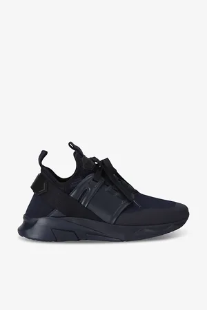Tom Ford Mens Jago Panelled Mesh Low-Top Trainers Eur 40 / 6 Uk Men