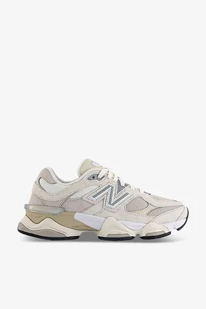 New Balance Mens 9060 Brand-Patch Leather and Mesh Low-Top Trainers Eur 38 / 4 Uk Men