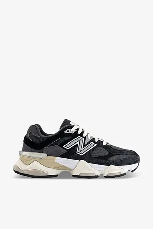New Balance Mens 9060 Brand-Patch Leather and Mesh Low-Top Trainers Eur 38 / 4 Uk Men