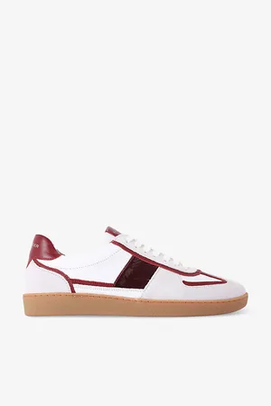 Kurt Geiger Mens Lloyd Contrast-Panel Suede Low-Top Trainers Eur 40 / 6 Uk Men