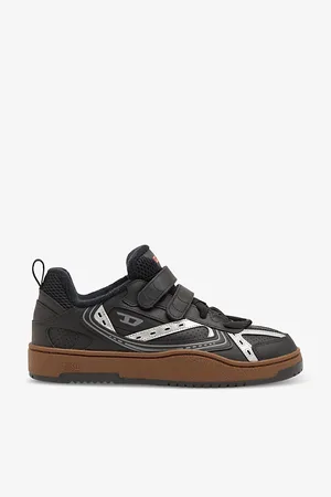 Diesel Mens S-Ukiyo Calf-Leather Low-Top Trainers Eur 42 / 8 Uk Men