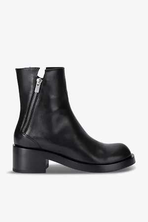 Officine creative Womens Brett 003 Leather Heeled Ankle Boots Eur 37 / 4 Uk Women
