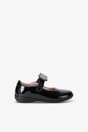 Lelli Kelly Luna Butterfly-Embellished Patent-Leather School Shoes Eur 25 /7.5 Uk Kids