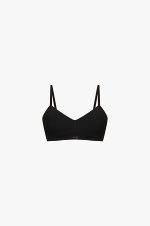 Sloggi Womens Ever Ease Padded Non-Wired Cotton-Blend Bra S
