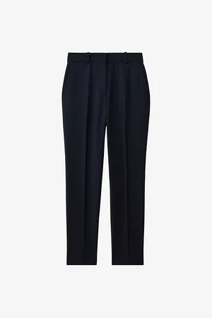 Reiss Womens Gabi Slip-Pocket Slim-Leg Mid-Rise Woven Trousers 4