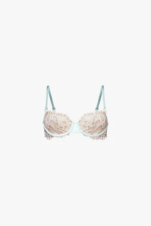 Savage X Fenty Womens Savage Not Sorry Unlined Lace Balconette Stretch-Lace Bra 34C
