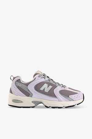 New Balance Mens Mr530 Logo-Embossed Suede and Mesh Low-Top Trainers 3.5