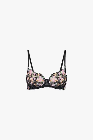 Savage X Fenty Womens Savage Not Sorry Unlined Balconette Lace Bra 32B
