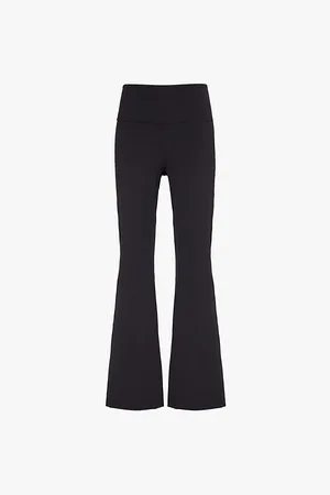 Lululemon Womens Groove Flared-Leg Regular Stretch-Woven Trousers 12