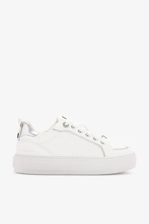 Kurt Geiger Womens Kingly Quilted Faux-Leather Low-Top Trainers Eur 36 / 3 Uk Women