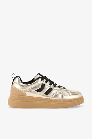 Kurt Geiger Womens Keen Metallic-Effect Faux-Leather Trainers Eur 36 / 3 Uk Women