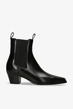 Totême Womens The City Leather Heeled Ankle Boots Eur 41 / 8 Uk Women