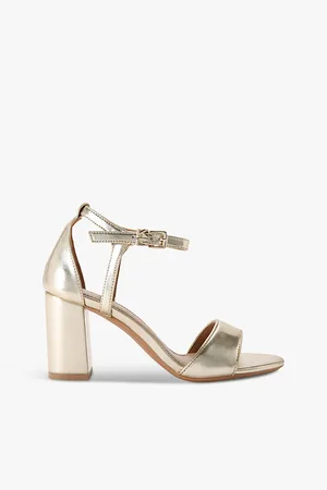 Kurt Geiger Womens Faryn Faux-Leather Heeled Sandals Eur 36 / 3 Uk Women