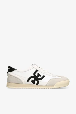 Sam Edelman Womens Ivey Branded Leather and Suede Low-Top Trainers Eur 35.5/2.5 Uk Women
