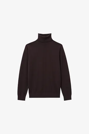 Reiss Mens Caine Turtleneck Wool Jumper Xs